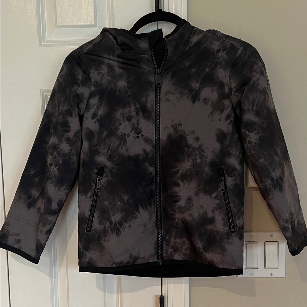 Abercrombie Kids Black Tie-Dye Jacket